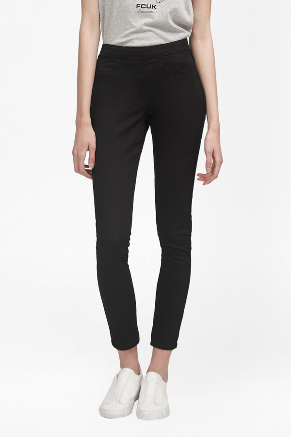 pull on denim leggings