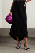 Thumbnail for your product : Manolo Blahnik Suspiroso 50 Suede Slingback Sandals - Black - IT34
