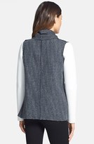 Thumbnail for your product : Elie Tahari 'Harla' Reversible Mixed Media Drape Front Jacket