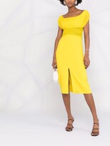Thumbnail for your product : Giambattista Valli Boat-Neck Fitted-Waist Dress