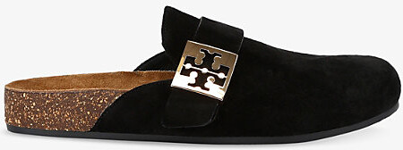 Tory Burch Womens Blk/Other Mellow Suede Mules Eur 39 / 6 Uk Women