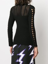 Thumbnail for your product : Kenzo Long-Sleeved Mesh Knit Top
