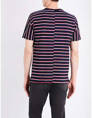 Rag & Bone Stripe-print cotton-jersey T-shirt