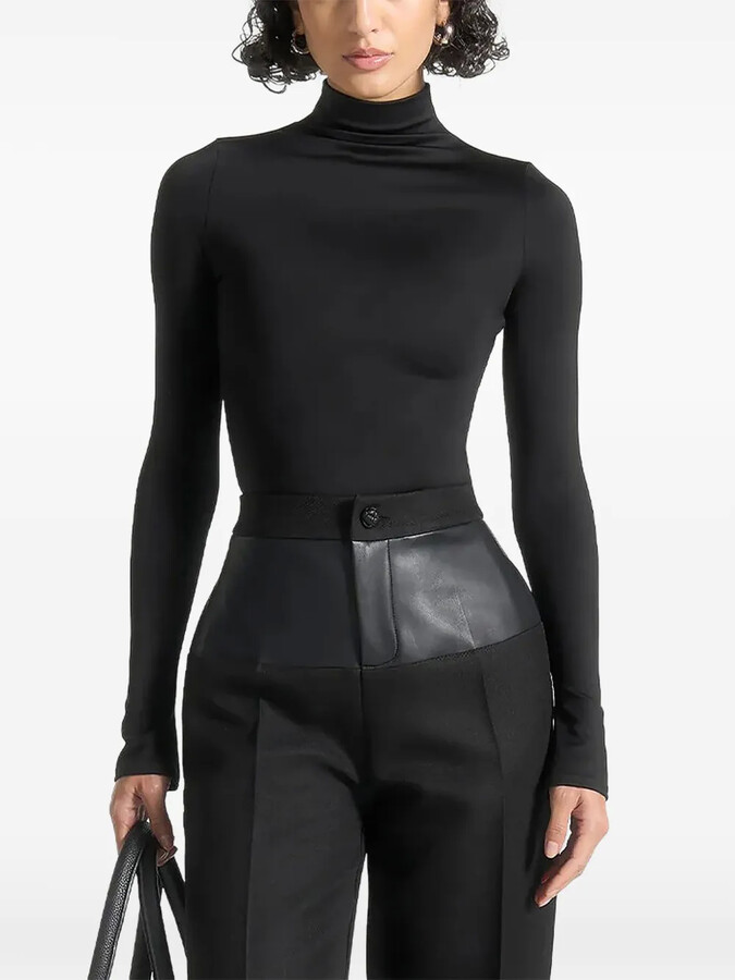 Manière De Voir Alea mock-neck long-sleeve top