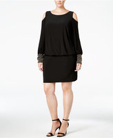 Thumbnail for your product : Xscape Evenings Plus Size Embellished Cold-Shoulder Dress