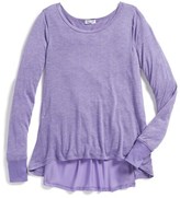 Thumbnail for your product : Splendid Speckle Jersey Top (Big Girls)