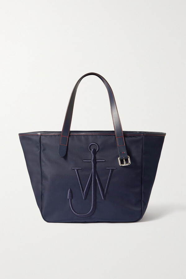 embroidered leather bag