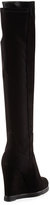 Thumbnail for your product : Stuart Weitzman Demiswoon Over-the-Knee Wedge Boot, Black