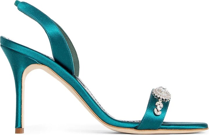 Manolo Blahnik Donna Sandali E Ciabatte Verdi