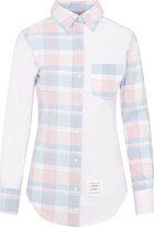 Checked Long-Sleeved Buttoned Shirt 