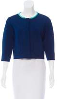 Thumbnail for your product : Issa Rib-Knit Three-Quarter Sleeve Cardigan w/ Tags