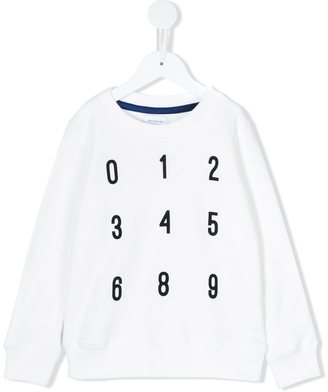 Arch & Line numbers sweatshirt