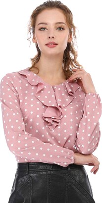 polka dot blouse amazon