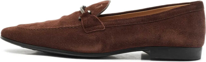 Tod's Vintage Suede Penny Loafers