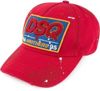 DSQUARED2 DSQ logo patch baseball cap
