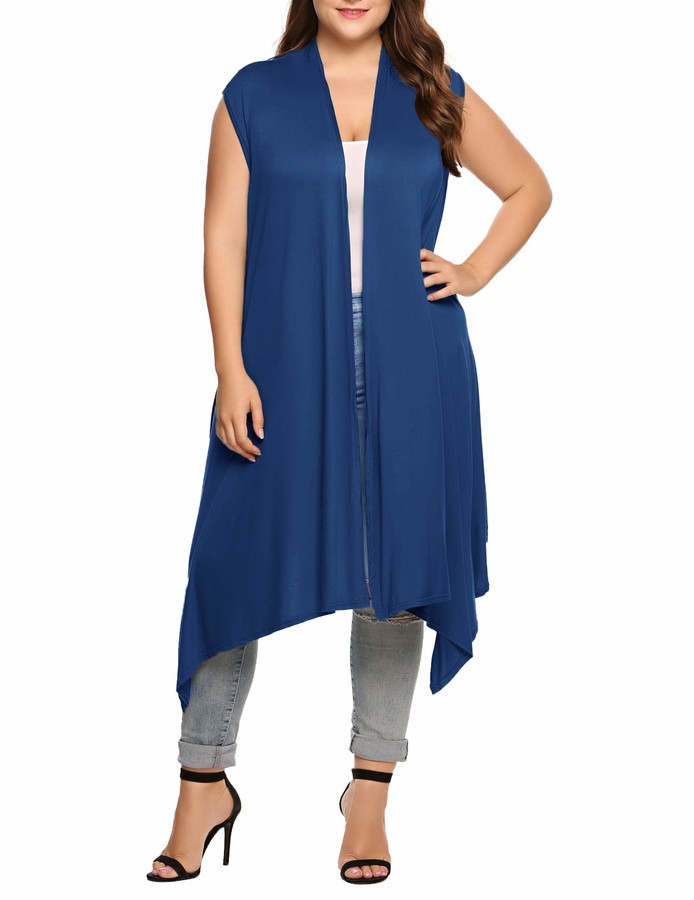 duster vest plus size
