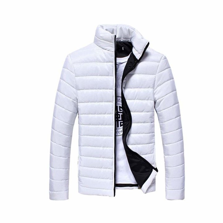 white winter jacket mens