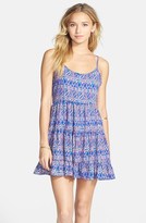 Thumbnail for your product : Babydoll Paper Crane Open Back Dress (Juniors)