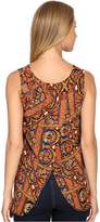 Thumbnail for your product : Lucky Brand Sleeveless Printed Shell Top