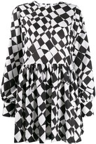 Thumbnail for your product : MSGM Geometric Print Short Dress