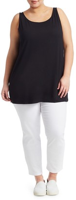 Eileen Fisher, Plus Size System Slim-Fit Ankle Jeans