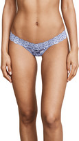 Thumbnail for your product : Hanky Panky Cross Dyed Signature Lace Low Rise Thong