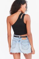 Thumbnail for your product : Silence & Noise Silence + Noise One Shoulder Cropped Top