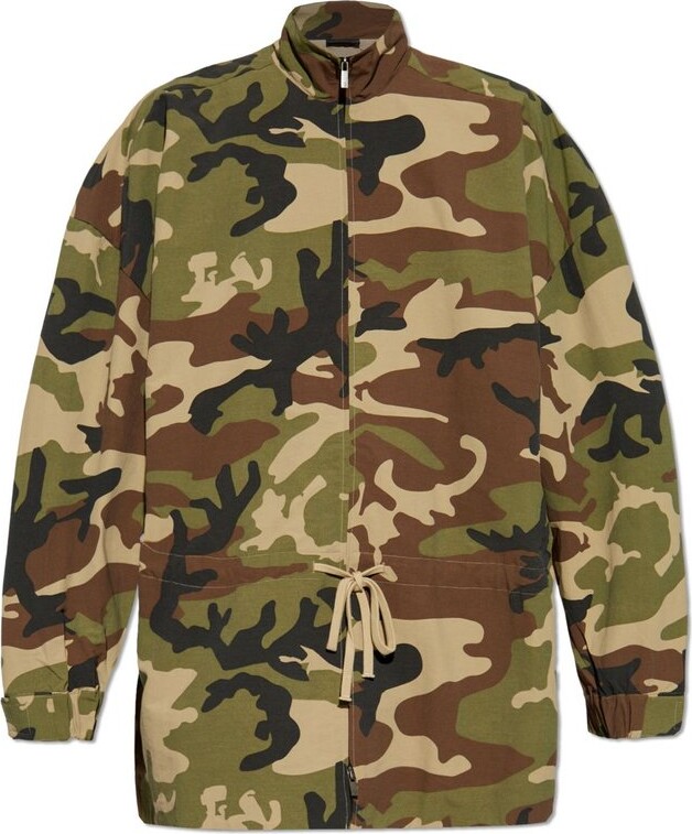 Essentials Camouflage Printed Jacket