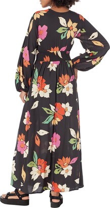 Billabong Night Bloom Maxi Dress (Black Pebble) Women's Clothing - ShopStyle