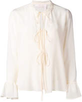 See By Chloé tied flared cuff blouse 