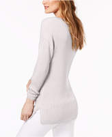 Thumbnail for your product : Lacoste Flat Ribbed Crew-Neck Tunic Sweater