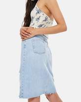 Thumbnail for your product : Topshop Ripped Midi Skirt