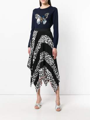 Markus Lupfer sequin butterfly sweater