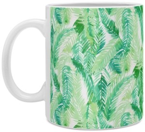 Deny Designs Amy Sia Fern Palm Green Coffee Mug