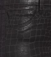 Thumbnail for your product : J Brand Leenah croc-effect skinny jeans
