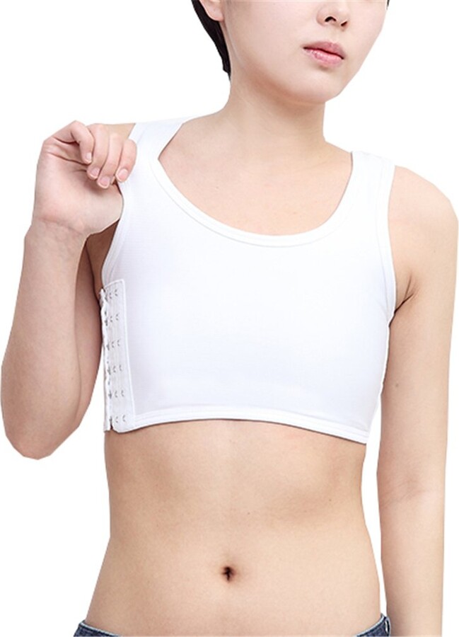 Balaseven Chest Binder Hide Boobs Super Flat Corset Elastic Clasps Les