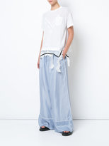 Thumbnail for your product : Sacai pinstripe wide leg trousers