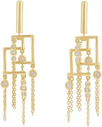 H.Stern Yellow Gold and Diamond Silk by Drop Earrings