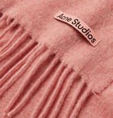 Thumbnail for your product : Acne Studios Fringed Melange Wool Scarf