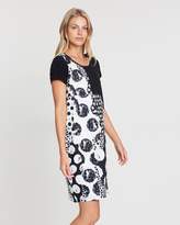Thumbnail for your product : Short Sleeve Black Contrast Dress