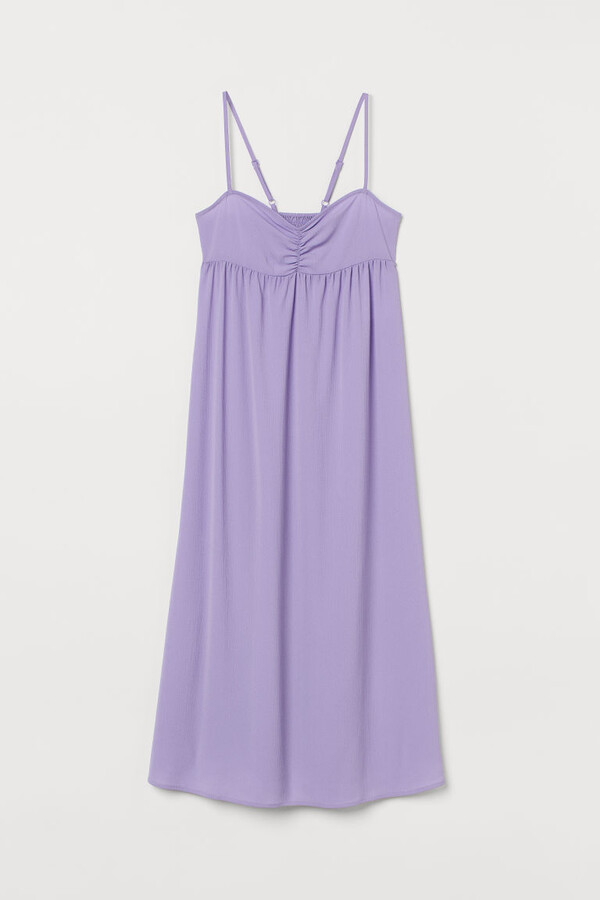 h&m purple dress