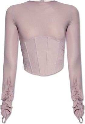 Corset Tops With Sleeves