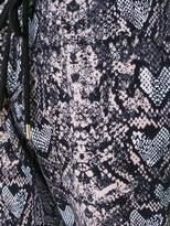 Thumbnail for your product : Markus Lupfer snakeskin print track pants
