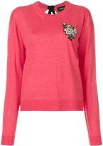 Thumbnail for your product : Rochas embellished sweatshirt