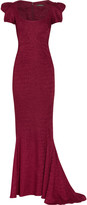 Thumbnail for your product : Zac Posen Snake-jacquard gown