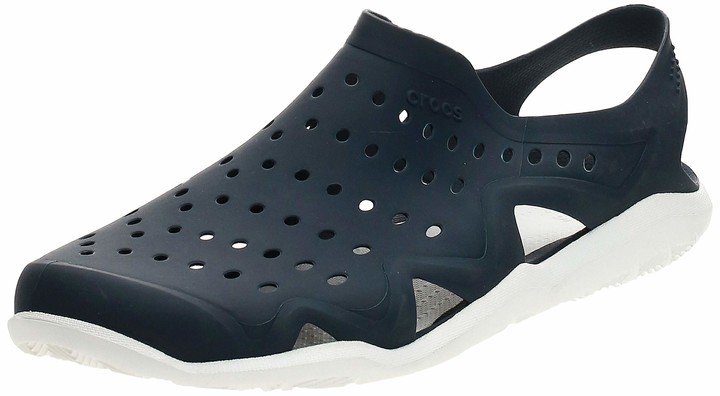 Crocs Men's Swiftwater Wave Shoe Flat - ShopStyle Sandals