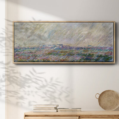 Wexford Home The Rain, 1886- Framed Canvas