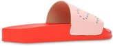 Thumbnail for your product : Stella McCartney Kids Logo Print Rubber Slide Sandals