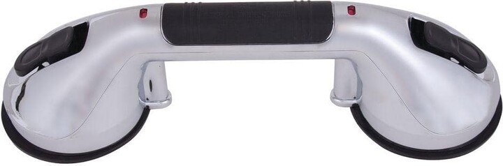 Carex Health Brands 12 in. Ultra Grip Bath Handle in Chrome