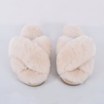 Men's Sheepskin Hand Stitched FENLAND Slippers / Loafers UK 11/12 Chestnut  | eBay